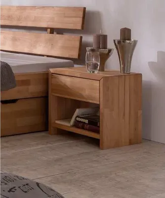 Produktbild von Nachtkonsole Nachttisch Serie Jule Kernbuche geölt NEU/OVP