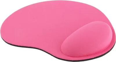Produktbild von CELLONIC Komfort-Mauspad mit Schaumstoffkissen Handauflage, ergonomisch, Anti-Sehnenscheidenprobleme für Studium, Heim, Büro - rosa