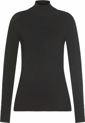 Produktbild von LASCANA Strickpullover mit Zierknöpfen am Ärmelabschluss schwarz Größe 36/38