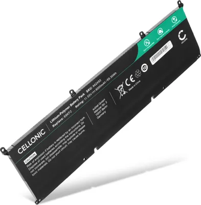 Produktbild von CELLONIC 1x Akku für Notebook Kompatibel mit Dell Precision 5550, Precision 5560, XPS 15 9520, 69KF2 - (6000mAh, 11.55V)