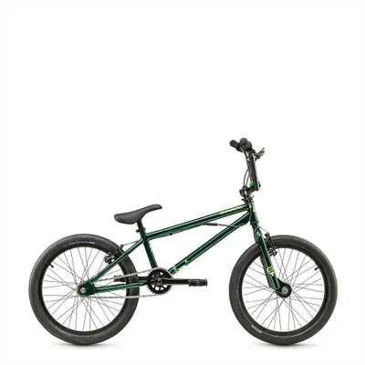Produktbild von 20 Zoll BMX-Kinderfahrrad S'COOL XtriX, 1 Gang, V-Brake, BMX-Rahmen, Dark Green/Neon Green, 115–130 cm ab 6 J.