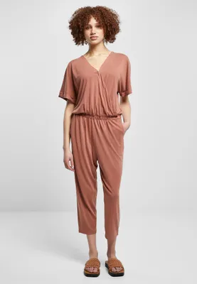 Zdjęcie produktu dla Kombinezon damski Urban Classics Ladies Modal w kolorze terakoty – rozmiar XS