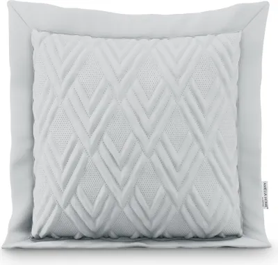 Produktbild von Kissenbezug 2er Set mehre Größen / Farben Wohnzimmer Deko Dekokissen 45x45 cm Grau