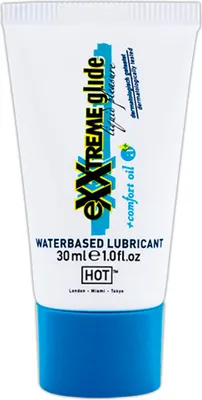 Zdjęcie produktu dla Hot - Exxtreme Glide Lubrykant Na Bazie Wody + Olejek Komfortowy A+ 30 Ml