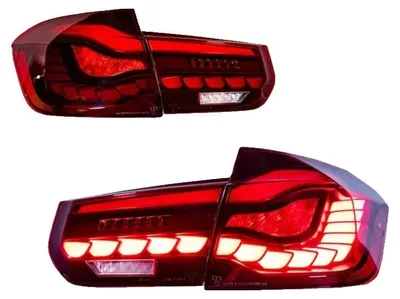 Image de Feux arrière à LED intégrale, clignotants séquentiels, couleur rouge