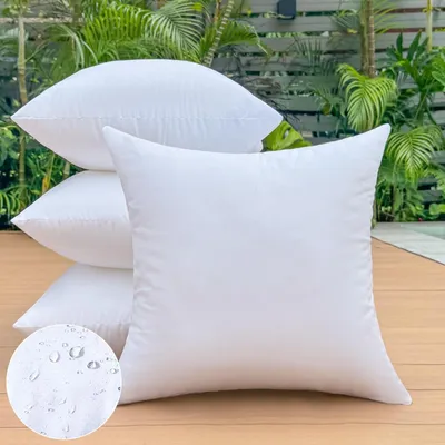 Immagine prodotto di Set di 4 imbottiture premium per cuscini da esterno, ideali per mobili da giardino