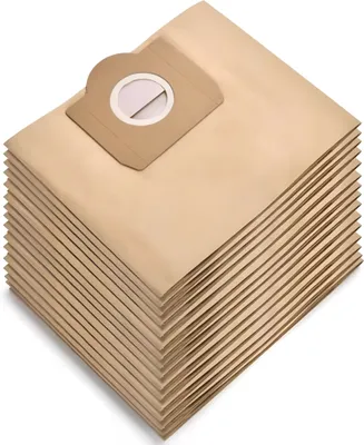 Produktbild von 15x Staubsaugerbeutel geeignet für Kärcher WD3 / MV 3 / A 22 / A 25 / A26 / SE 4001 / 6.959-130.0 Staubbeutel Staubsaugerbeutel