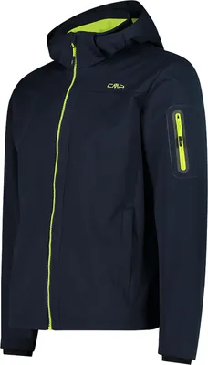 Produktbild von Cmp Man Jacket Zip Hood B.blue-Lime 48