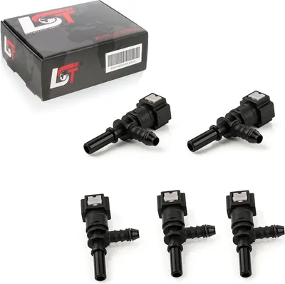 Produktbild von 5x Schnellverschluss Kraftstoffleitung T-Stück 7,89x6mm für CITROEN PEUGEOT