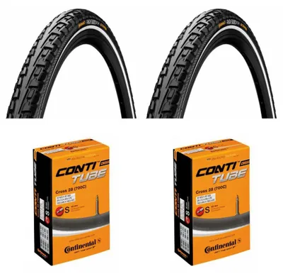 Produktbild von Continental 2x Reifen Conti RIDE TOUR Drahtreifen 32-622 (28x1 1/4x1 3/4) + 2...