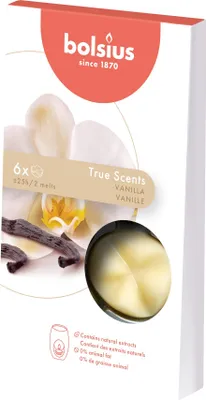 Produktbild von 8 x Wax Melts 6er Pack True Scents ,Vanille