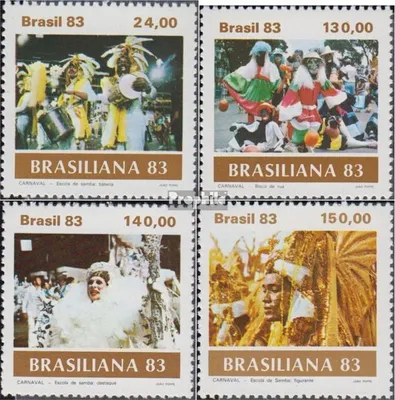 Produktbild von Briefmarken Brasilien 1983 Mi 1948-1951 (kompl.Ausg.) postfrisch Briefmarkenausstellung