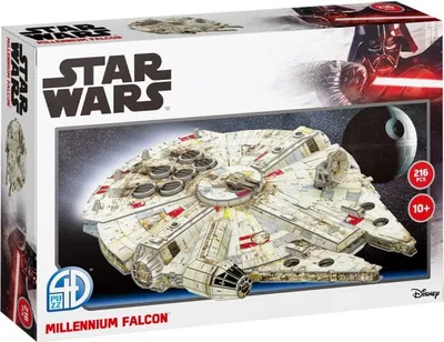 Produktbild von Revell 3D Bausatz Star Wars Millennium Falcon, 216 Teile, ab 8 Jahre, 00323