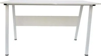Produktbild von VDD Industrial Vintage Design Computertisch Stoer - industriell modern - 130 cm breit - weißes Gestell weiße Tischplatte