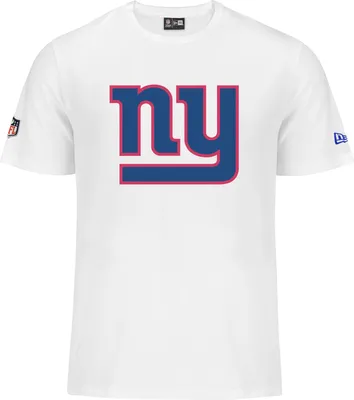Produktbild von New Era New York Giants NFL Logo Tee White Fan M L XL XXL XXXL T T-Shirt Men(M,White)