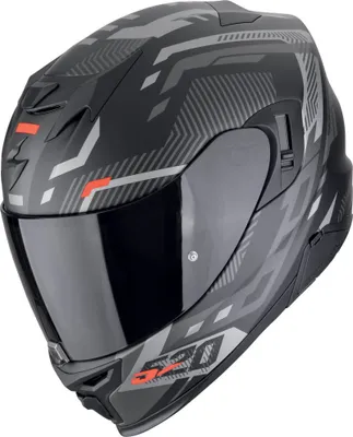 Produktbild von Scorpion EXO-520 Evo Air Ranka Helm, schwarz matt/grau/rot, 2XL (63/64)