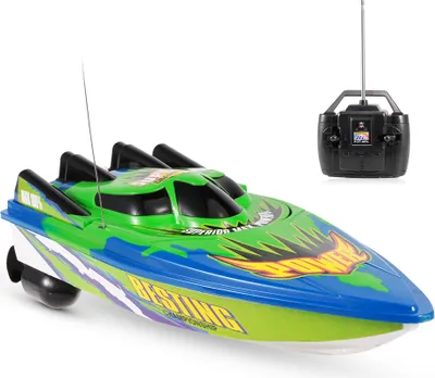 Obrázek produktu pro RC člun na dálkové ovládání vysokorychlostní motorový člun pro děti, začátečník Elektrický RC člun 20km/h vysokorychlostní loď pro začátečníky Dětská hračka