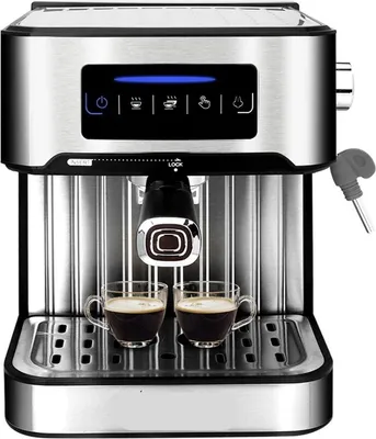 Obrázok produktu pre Kávovar - Espresso - Kávovar na espresso - Kávovar na cappuccino - Napenenie mlieka - LCD dotykový displej
