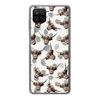 Produktbild von MuchoWow® Handyhülle Schutzhülle Hülle für Samsung Galaxy A12 Kuh - Schottischer Highlander - Tiere Silikon Softcase Handy Hülle - Bild