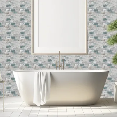 Obrázek produktu pro XMTECH 3D dlaždice Samolepky 34 x 29 cm pro koupelnu Kuchyně, samolepicí dlaždice, PVC Metro dlaždice Samolepicí dlaždice Dekor 10 listů, reliéfní textura Styl C