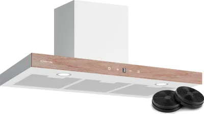 Zdjęcie produktu dla KlarsteinZenFusion T okap kuchenny, 881,6 m³/h, A++, 210 W, 47 dB, wyciąg/pochłaniacz
