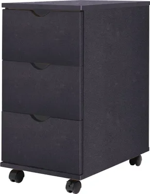 Zdjęcie produktu dla The Living Store Szafka z szufladami 33×45×60 cm czarna