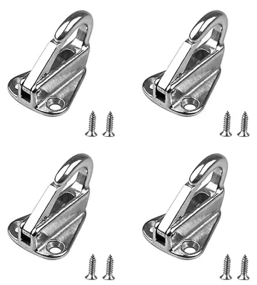 Produktbild von Karabinerhaken Boot 4 Stück - 316 Edelstahl Karabinerhaken für Schiff & Hardware