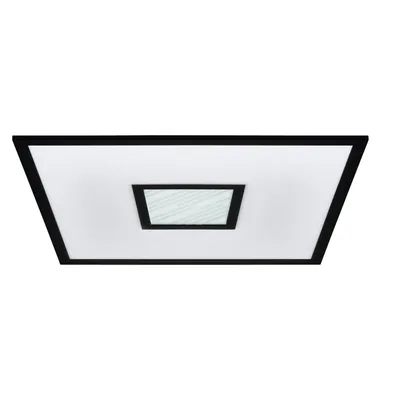 Obrázok produktu pre Eglo 900571 BORDONARA LED stropné svietidlo 21,5W 450x450mm čierna biela Diaľkové ovládanie RGB ovládanie farby svetla stmievateľné