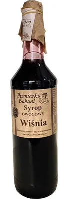 SYROP WIŚNIA 1L PIWNICZKA BABUNI