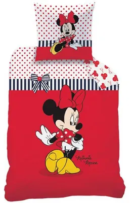 Produktbild von Biber Bettwäsche Minnie Sweetie Flanell 80x80 cm 135x200 cm