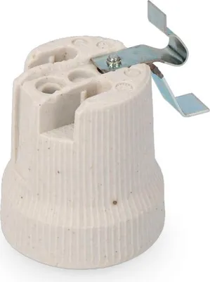 Image de Douille Porcelaine E-27 Solera Résistance Chaleur Et Durabilité - Solera