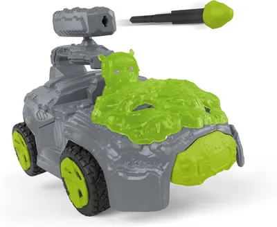 Zdjęcie produktu dla schleich ELDRADOR CREATURES 42670, 7 lat(a), Robots / Mini Creatures, Crashmobil, Stone World, Czarny, Zielony, Szary