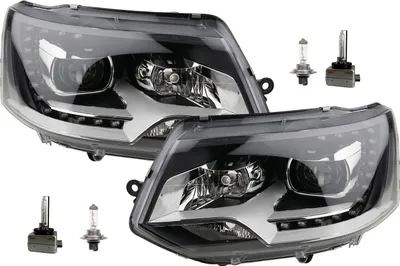 Immagine prodotto di Johns, fari allo xeno adatti per VW Transporter T5 09- Set con lampadina Li. Re 7E5941017 7E5941018