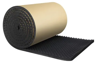 Productafbeelding van Omgoods - Geluidsisolatieschuim 100 x 50 x 2 cm met Zelfklevende Achterkant