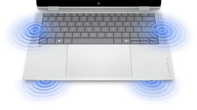 Immagine prodotto di HP EliteBook X Flip G2i 14 inch Notebook Next Gen AI PC Wolf Pro Security Edition Copilot+ PC Intel Core Ultra X7 358H Ibrido (2 in 1) 35,6 cm (14 pollici) Touch screen 3K 32 GB LPDDR5x-SDRAM 1 TB SSD Wi-Fi 7 (802.11be) Windows 11 Pro Argento