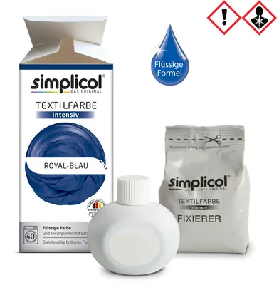Obrázek produktu pro Simplicol intenzivní tekuté barvivo na textil v královské modři