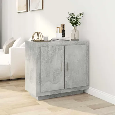 Immagine prodotto di vidaXL Credenza grigio cemento 80x40x75 cm materiale a base di legno