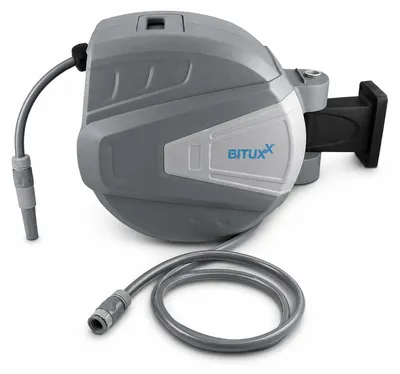 Produktbild von Bituxx® 30 Meter Wand Schlauchtrommel Schlauchaufroller Wasserschlauchaufroller Schlauchbox Automatik (30 m) MS-17757