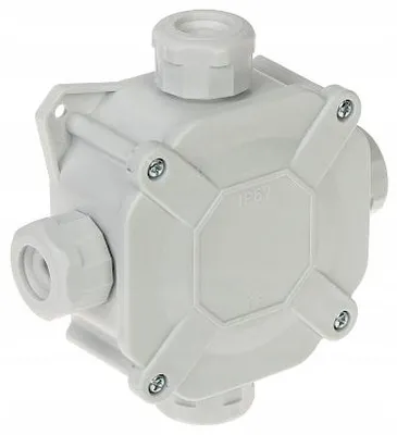 Productafbeelding van Opbouwdoos voor elektrische installaties, Elektro-Plast, afmetingen 41 x 105 x 41 mm, artikelnummer 0298-00