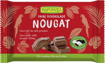 Produktbild von Nougat Schokolade 100g