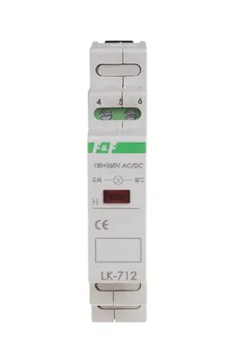 Immagine prodotto di F&F | Spia Di Controllo LK-712R - Rossa - 130-260V - LED - Installazione Facile - Alta Visibilita