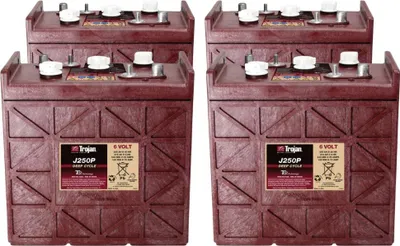 Produktbild von 4x Traktionsbatterie Trojan J250P 6V 250Ah Deep Cycle DT-Anschluss