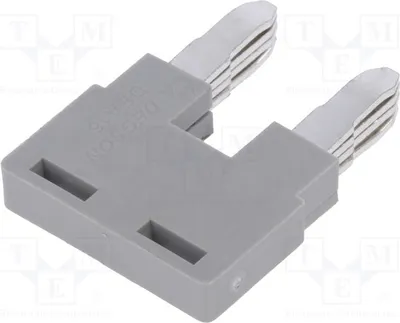 Productafbeelding van 2x grijs, DFA16-02P-11-00AH, railmontage connector, aantal: 2