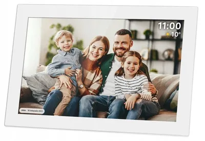 Obrázek produktu pro Kruger&Matz KM1100W Digitální fotorámeček Frameo WiFi, 10,1 palců, bílý