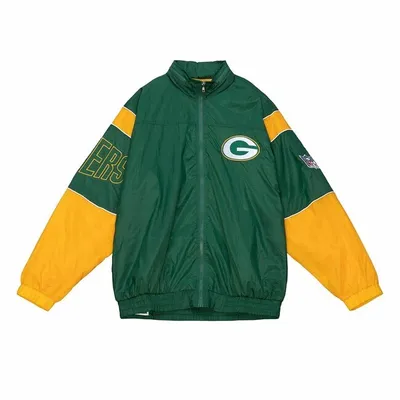 Image de Bunda Mitchell & Ness Green Bay Packers Authentic Sideline Jacket green - L