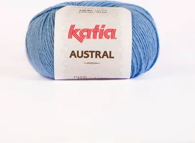 Produktbild von AUSTRAL von Katia - OXFORDBLAU (91) - 50 g / ca. 140 m Wolle
