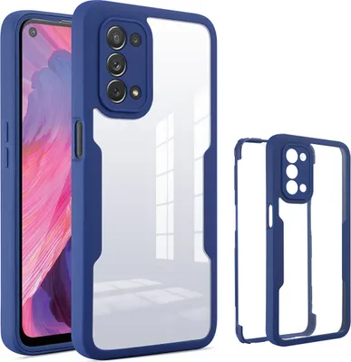 Image de OPPO A54 5G Case, 360° Complete Protection with Built-in Display Protector for OPPO A74 5G / A93 5G / A54 5G Blue