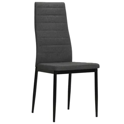 Immagine prodotto di vidaXL Sedie da pranzo 2 pz. Tessuto grigio scuro