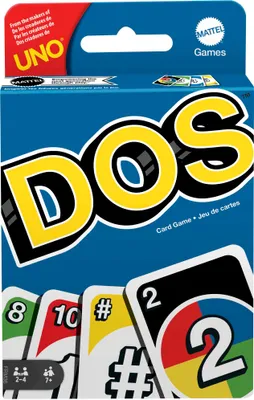 Produktbild von Mattel Games DOS Kartenspiel, Gesellschaftsspiel, Familienspiel, Kinderspiel