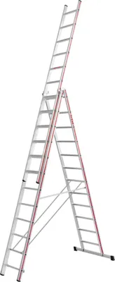 Obrázok produktu pre Hymer Mehrzweckleiter, dreiteilig 4047 3x12 Sprossen
